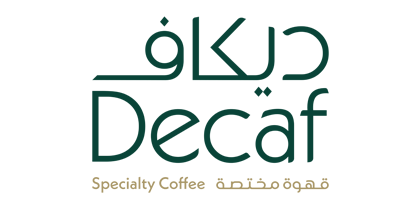 شعار مقهى ديكاف Decaf Coffee